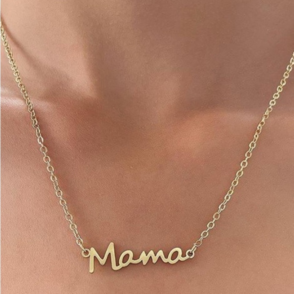 Gold 'Mama' Necklace
